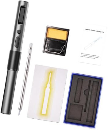 perfk Kompaktes Elektro Lötwerkzeug mit Präziser Anzeige für Reparaturen, KU-Leiter