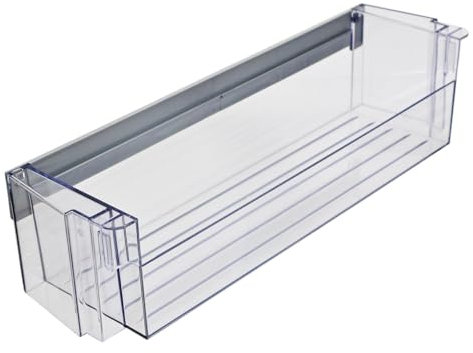 SPARES2GO Lower Door Bottle Shelf Bottom Rack for Siemens Fridge Freezer (420 x 120 x 100 mm)