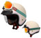 Motorrad Halbhelme Retro Halbschalenhelm Jethelm Mit Schutzbrille 3/4 Klassisch Motorradhelm Offener Helm ECE Zertifizierung Für Herren Damen E,3XL63-64CM