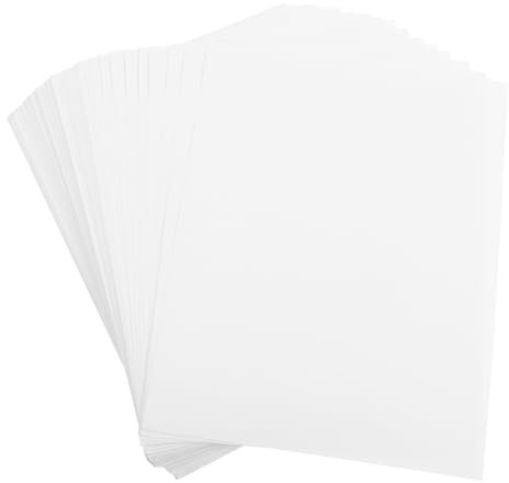 DIYEAH Finish A4 Thermoetiketten 100 Blatt Selbstklebendes Druckerpapier Etiketten Für Drucker