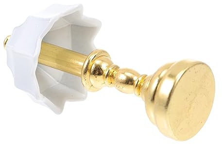 ibasenice Miniatur-Desktop-Lampe 1 Stück Kreatives Miniatur-licht Für Zuhause Puppenhaus Lampe Landschaftsmöbel Eisenmaterial