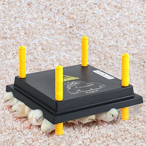 Genérico Placa calefactora para Pollitos y patitos 25x25 cm,Almohadillas calefactoras para mascotas-171436