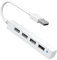 GIWFBQTR 4 Ports USB 2.0 Splitter Extension Cable USB Hub USB 2.0 Docking Station Adapter for Mouse Keyboard PC Laptop White