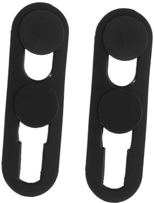NOLITOY 2pcs Sliding Camera Cover Privacy Protector Sticker for Phone Laptop Tablet, Ultra-thin Webcam Cover Slide with Strong Adhesive for Privacy and Security, Black