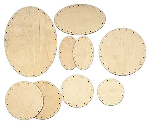 Zita's Creative Korbboden Set bogig, groß für Peddigrohr 2mm und 3mm - Flechten, Korbflechten, Schilf Set, Peddigrohr, Flechtmaterial, Flechtset, Rattan