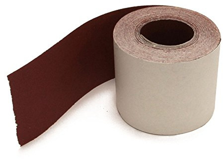 Woltersberger® Schleifrolle 115mm x 25m | Körnung P320 | für Einhandschleifer und manuellen Einsatz | Schleifpapier