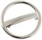 IPOTCH Französische Haarspange Metall Kreis Automatik Haarklammer Haarclip Clips für Damen Frauen - Silber