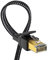 Cat 8 Ethernet Cable 3M, Nylon Braided High Speed Heavy Duty Network LAN Patch Cord, 40Gbps 2000Mhz SFTP RJ45 Flat Gigabit Internet Cable Shielded in Wall,Indoor&Outdoor for Modem/Router/Gaming/PC