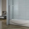 Xinyang 700x1400mm Folding Shower Screen Bath Screen Glass Panel 1 Fold