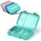 bumpli® Brotdose Kinder mit Fächern - kinderfreundliche Verriegelung mit Klick-Verschluss - Lunchbox, Bento Box für Kindergarten, Schule, Ausflüge