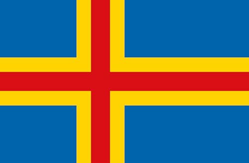 AZ FLAG - Flagge Aland 90x60cm - ALAND FAHNE 60 x 90 cm