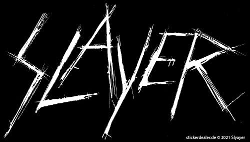 Slayer Logo Aufkleber Scratchy Sticker ca.12x7 cm