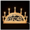 Holz-Schwibbogen Lichterbogen Schwibbogen aus dem Erzgebirge (Geburt Jesus, 50 cm)
