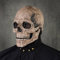 PARTYGEARS Gruselige Halloween-Totenkopf-Maske, Realistisches Design mit beweglichem Kiefer, für Erwachsene und Kinder, Cosplay und Party-Maske