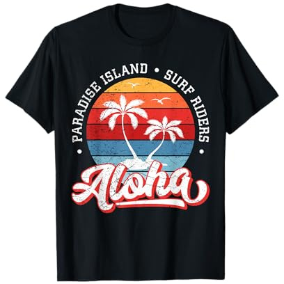 Aloha Hawaii Hawaii Insel Palme für Jungen Mädchen Kinder T-Shirt