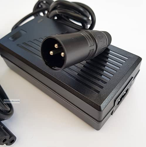 24V 2A Lithium Battery Scooter Charger with XLR Connector Wheelchairs, Mobility Scooters fits Pride Mobility, Jazzy Power Chair, Drive Medical,Golden Technologies, Shoprider, Rascal All models