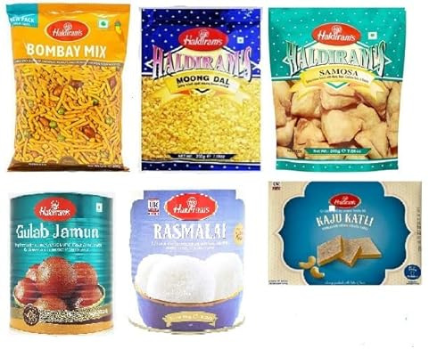 Haldirams Gift Box - Savoury Variety Box with Flavours Gift Pack New Year, Diwali Gifts for Family and Friends Diwali Sweets Gift Box Sweets