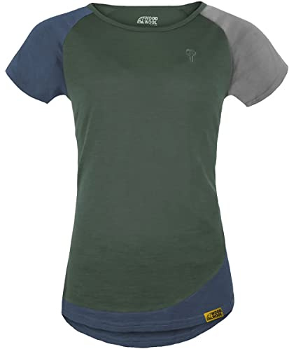 Grüezi-Bag Damen Janeway WoodWool T-Shirt, Bayberry Green, L
