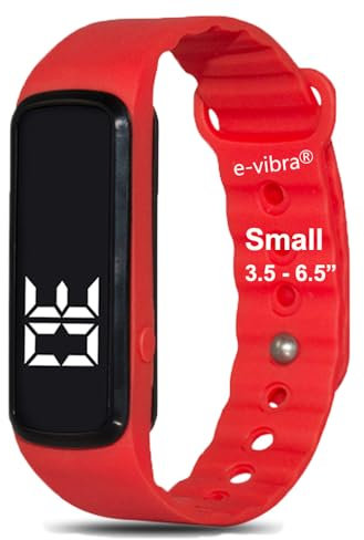 e-vibra Töpfchen-Trainingsuhr - Silent Vibrating Alarm Reminder Watch für Jungen/Mädchen - mit Timer und 12 täglichen Alarmen (Red)