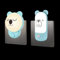 Annmore Nachtlicht Kinder für Steckdose, LED Stilllicht Baby, 3 Lichtmodi, Tierform Design (Koala/Bär)
