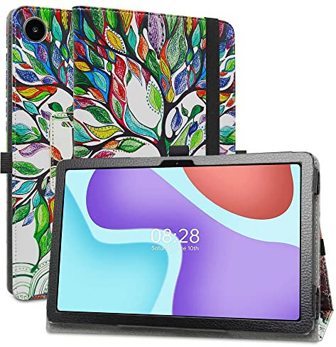 MAMA MOUTH Kompatibel mit ALLDOCUBE iPlay 50 Pro Max Hülle,Schutzhülle mit Hochwertiges PU Leder Tasche Case für ALLDOCUBE iPlay 50 Pro Max/iplay 50 / iplay 50 Pro 10.36 Zoll Tablet,Love Tree