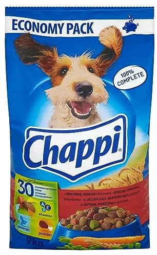Chappi trockenfutter mit rind und Geflügel Für Hund 9kg