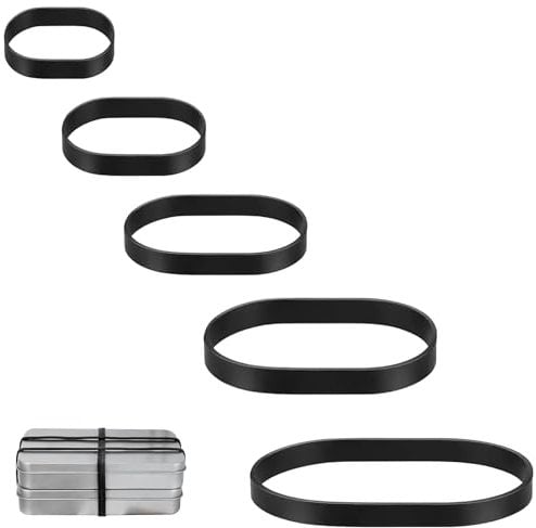 Elastic Bands Heavy Duty 100Pcs Thick rubber bands Natural Strong Money Elastic Bands Wide Rubber Band Stationary Stretchable Bands for Home School Office Workshop Accessories,Black 2.5/4/5.5/6.5/8CM