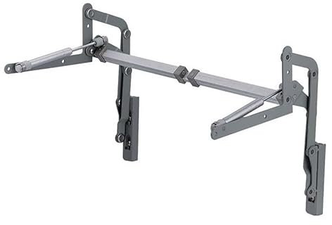 Luminexia Charnières Porte Placard,Mécanisme de Levage hydraulique,Support Charnière pour Placard,Table Supérieure Pliante à Bascule Verticale Bras Pneumatique,Mécanisme De Cuisine Charnières