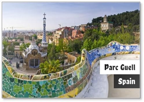 Parc Guell Barcelona Kühlschrankmagnet