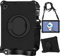 Case Compatible with Lenovo Tab M10 TB-X505F / TB-X605F (10.1) Tablet Case for Kids, Light Weight EVA Rugged Shockproof Full Cover, 360 Rotating Handle Stand Cover(Black)