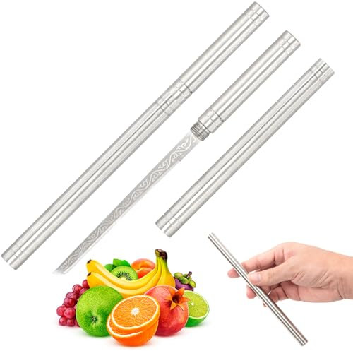 Lot de 2 couteaux à fruits portables multifonctions avec fourreau, mini couteau en acier inoxydable pour camping, pique-nique, petits fruits et légumes tranchants pour tomates, pommes de terre, outil