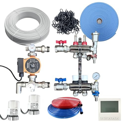 Wärmer System 20-25Sqm Water Underfloor Heating Kit 1 Room
