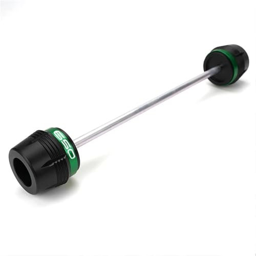 NRTNRFQW Für Kawasaki Z900 2025 Z650 Für Ninja650 Für Versys650 2020-2024 Motorrad Vorderachse Rad Gabel Slider Crash Protector(Green- -6508)