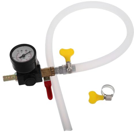 iplusmile Water Tank Pressure Leak Detection Car Radiator Leak Tester Cooling System Pressure Gauge Detection Tool Testing Kit Uv Dye Vehicle Detector