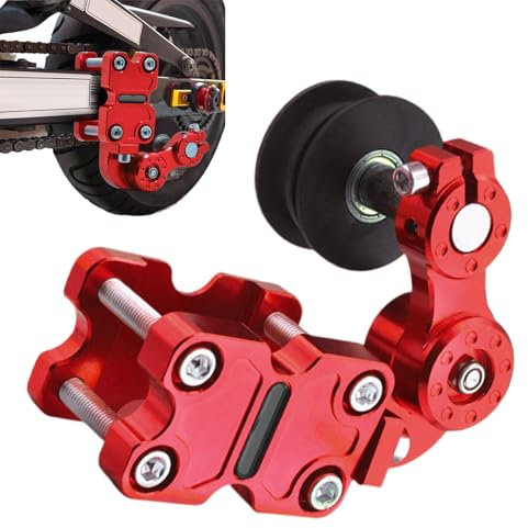 Ajustador De Cadena Motocicleta - Herramienta De Ajuste De Cadena Motocicleta | Guía De Tensión De Moto De Ajuste Automático | Herramienta Tensora De Cadena De Ciclismo Para Motocicletas, Motos De Cr