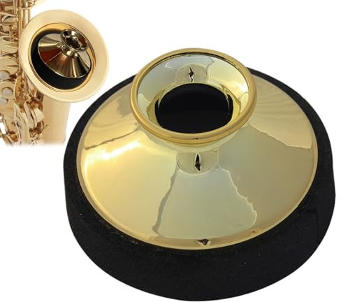 Ahuuen Saxophon-Dämpfer - Alt-Saxophon Dämpfer,Geräuschreduzierer Zubehör, Leichtes Zubehör zur Geräuschminderung, Blasinstrument-Zubehör für Konzerte