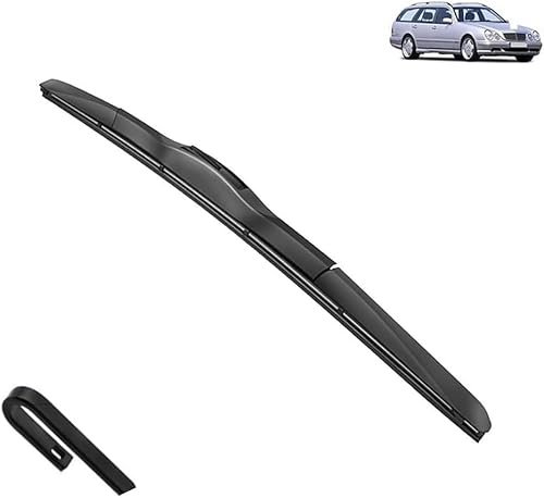 Frontwischerblätter für Mercedes Benz E-Klasse S210 W210 1996-2002 Kombi-Limousine – Hochleistungs-Set, hervorragende Sicht auf die Straße, einfach zu installierende Flache Wischerblätter – 2er-Set