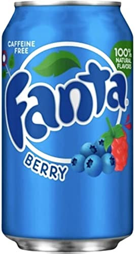 Fanta - Canette de Soda Berry Myrtilles Framboises Fanta -