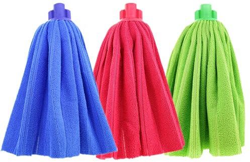 PAMEX - Fregona Microfibra Ballarina Tricolor - Caja de 24 Unidades