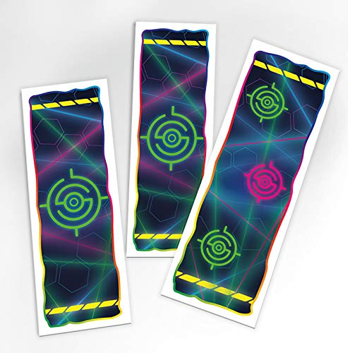 12 Lesezeichen LASERTAG Mitgebsel Gastgeschenk Kindergeburtstag Mädchen Jungen Erwachsene Giveaways