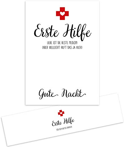 Erste Hilfe Hangover Set Gastgeschenk Hochzeit Kit