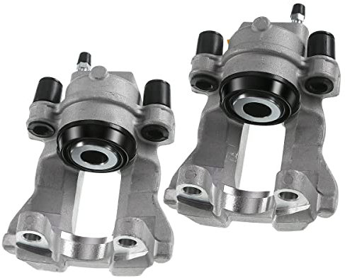 Frankberg 2x Brake Caliper Disc Brake Rear Cast Aluminium Compatible with CLS C219 CLS280-CLS500 E-Class W211 E200-E500 S-Class W221 S300 SL R230 350 500 Replace# 0024202883