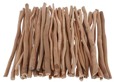 Oshhni 50pc Treibholz Holzstöcke Holz Log Rod Crafts Holzbearbeitung Modellieren DIY Craft - 20 cm