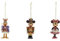 Disney Set 3-TLG. Donald Duck + Micky + Minnie Maus (Nutcracker/Nussknacker - Optik) -