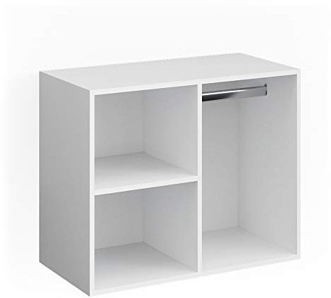 Vicco Anstellschrank Isabelle, Kommodenschrank, Weiß, 80 x 65 cm
