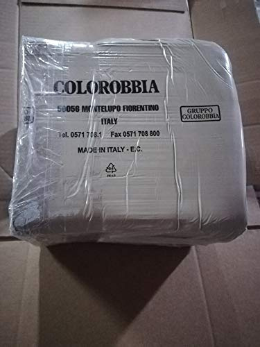 Argilla modellabile creta Bianca blocco Colorobbia maiolica terraglia da modellare panetto da 12 kg per terracotta e ceramica (2PZ)