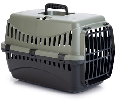 MP Bergamo Gipsy 50 - Travel Accessory, Dog and Cat Carrier - Plastic Door - for Dogs and Cats (46x31x32)