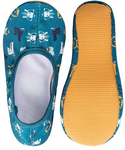 Siegertreppchen Gymnastikschuhe Stoff (Größe 29) Löwe Turnschläppchen für Mädchen & Jungen - Ballettschuhe atmungsaktiv & rutschfest – Schläppchen – Ballerinas