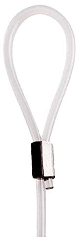 Taskar 150cm/2mm Perlon Cord & Loop for Gallery Picture Hanging Pack of 10