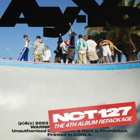 NCT 127 – das 4. Album Umpaket 'AY-YO' + Pre-order Folded Poster (B ver)